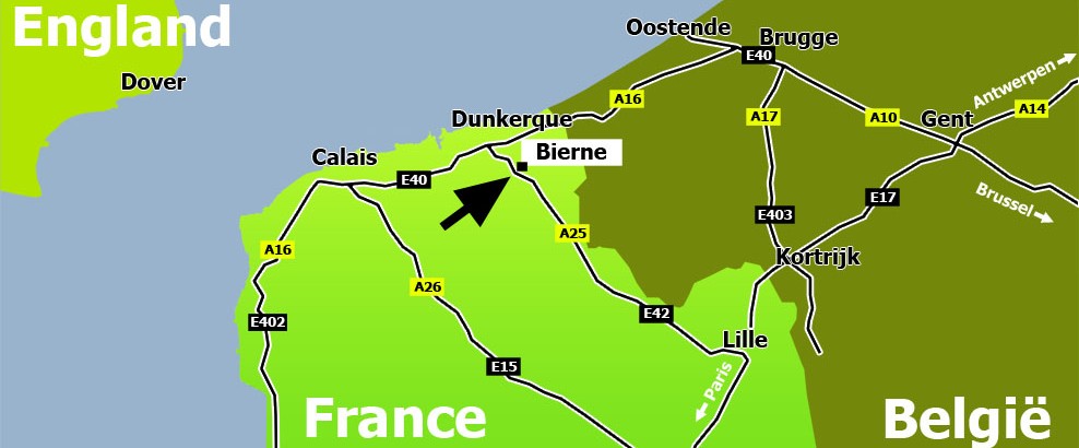 Onze ligging op de kaart